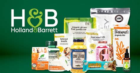 holland and barrett menu.